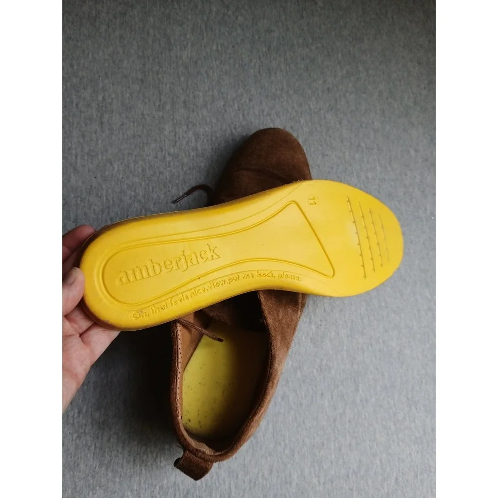 Amber Jack Shoes 11 Mens The Original Italian Suede Derby Oxford Loafer Dress